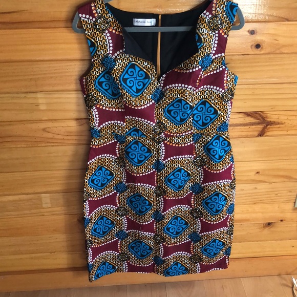 Gorgeous Nigerian Print Dress (Patricia Nama) - Picture 1 of 5